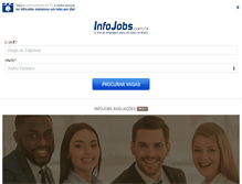 Tablet Screenshot of infojobs.com.br